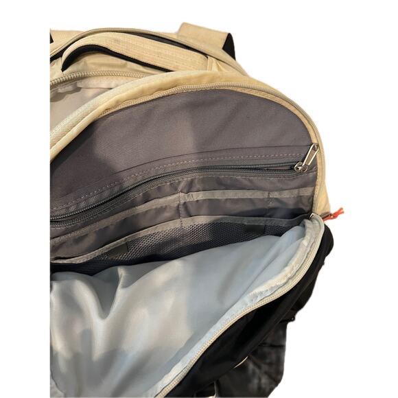 The North Face Borealis Creme Black Backpack - Picture 3 of 5